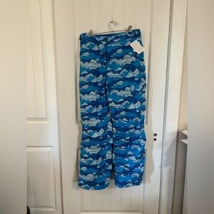 Columbia Youth Ski Snowboard Snow Pants Blue Size XL